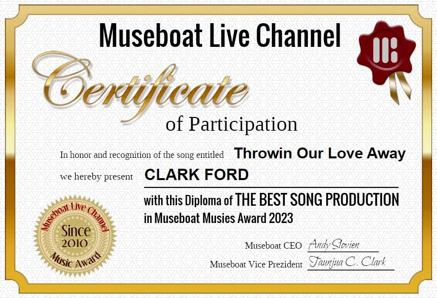 CLARK FORD on Museboat LIve